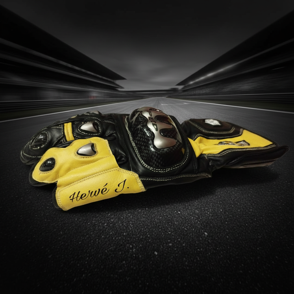 Guantes SR Titanium GP PRO con fondo racing